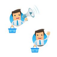Set Of Funny Cartoon Manager N31