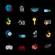 Internet and Computing Icons Series Set