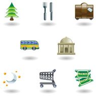 Travel And Tourism Icons N7