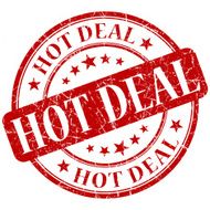 hot deal red round stamp