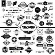 Vintage Commerce Labels - Complete Set