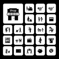 shopping and delivery icon N6