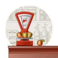 Retro scales