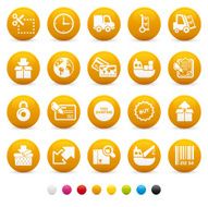 Shopping and Logistics Buttons
