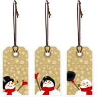 Snowman tags