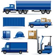 Icon Set Logistic N19