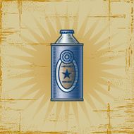 Retro Lemonade Can