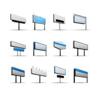 Blank Store Signs