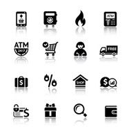 Set shopping icons