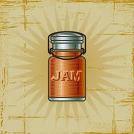 Retro Jam Jar