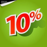 Vector label percent N6