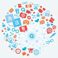 Internet icon bubble
