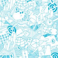 Money business finance and real estate background pattern N2