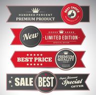 vintage business banners set N30