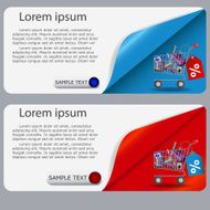 Sale Banner with Place for your Text Vector Illustration N111