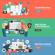 Flat design concepts N6