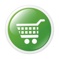 Shopping cart Vector icon Button N2