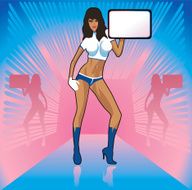Pink Billboard Girl N2