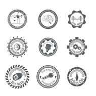 set of different gray icons