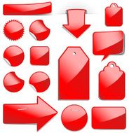 Red Sale Tags N5