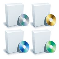 Blank box and DVD