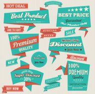 Set of retro product recommendations N38