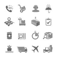 Delivery icon set N9