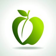 green apples organic food