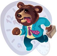 rushing bear