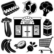 grocery store icons N4