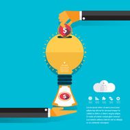 Money Concept Design and Business background Vector dollar eur N16