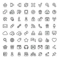 Universal Web Icons Outline Set