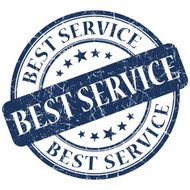 best service blue stamp