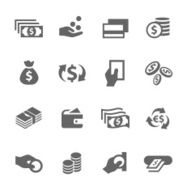 money icons set N11