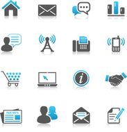 communication and web icons N3