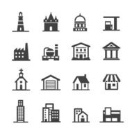 Buildings Icons - Acme Series