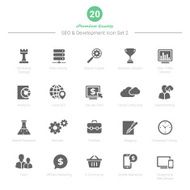 Set of SEO and Development icons 2