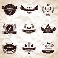 Collection of Premium Quality and Guarantee Labels N3