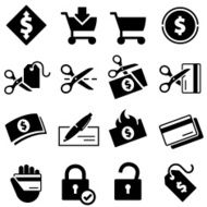Spending Icons - Black Series
