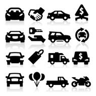 Auto business icons