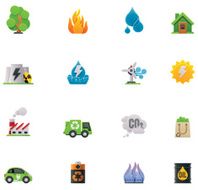Ecology icon set N3