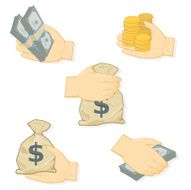 Buying and selling with cash