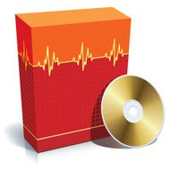 Box with medical software