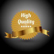 Vector high quality label