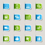Label - Shopping icons N2