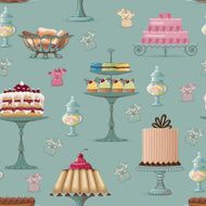 Sweet buffet background