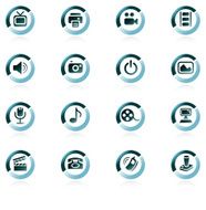 Media Icons - Bluesplit