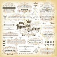 Calligraphic Vintage Elements