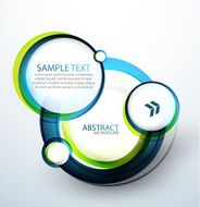 Vector circle banner N2