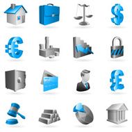 Business and finance icons N48